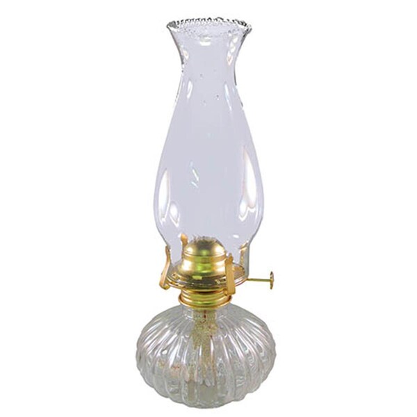 Whole-In-One Ellipse Glass Oil Lamp WH149808 - main